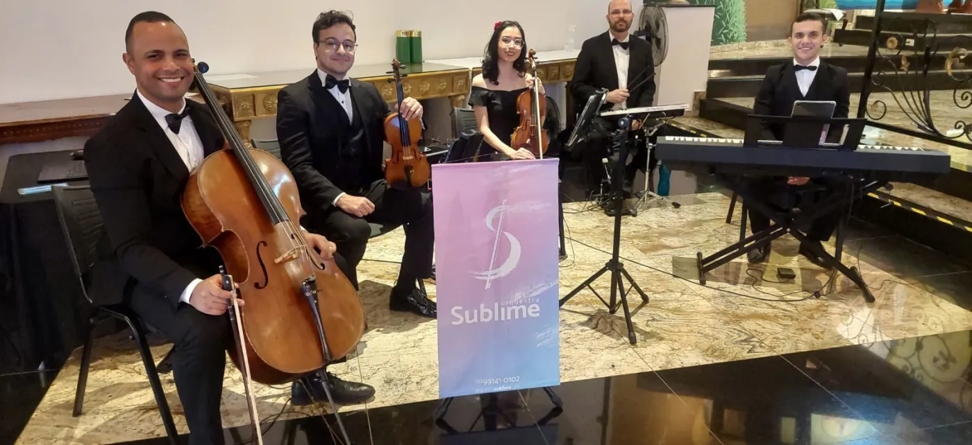 Formação instrumental da Orquestra Sublime